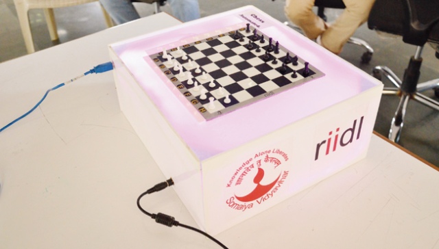 Students develop chess set for the visually impaired